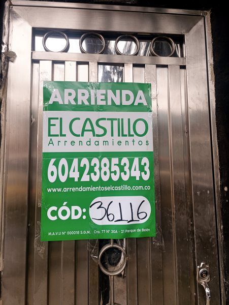 Apartamento en arriendo Antioquia Medellín San Pedro 65 m2 Habitaciones 2 Baños 1 Garajes 0 Precio $1370000