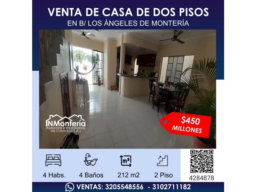 Casa en venta Córdoba Montería Los Alcázares 160 m2 Habitaciones 4 Baños 4 Garajes 1 Precio $450000000