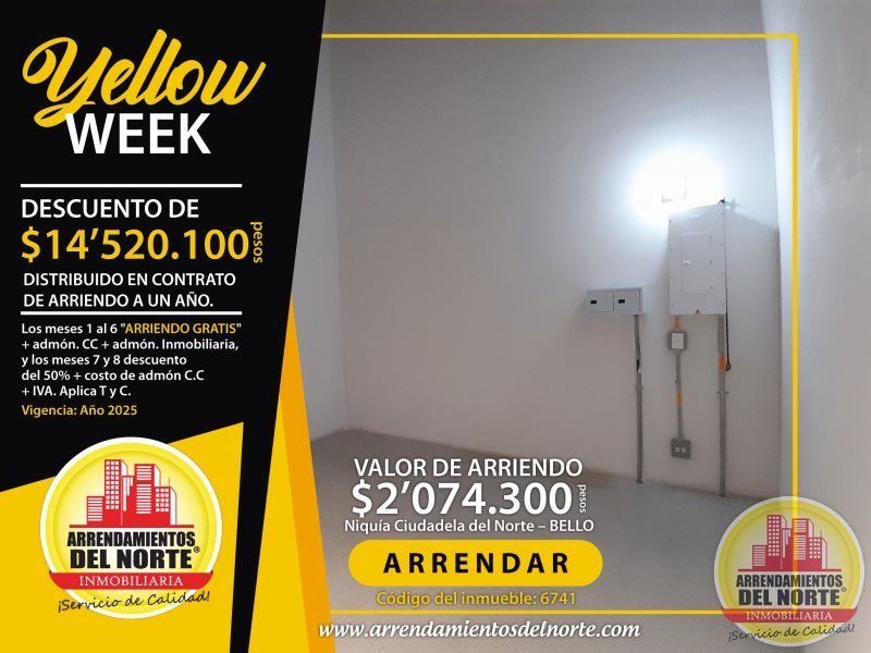 Local en arriendo Antioquia Bello Ciudadela Del Norte 13 m2 Habitaciones 0 Baños 0 Garajes 0 Precio $2074300