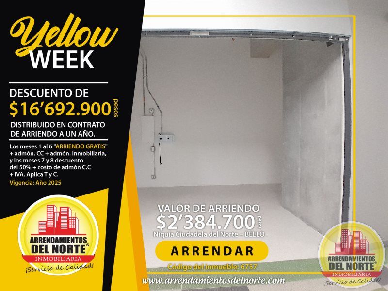 Local en arriendo Antioquia Bello Ciudadela Del Norte 17 m2 Habitaciones 0 Baños 0 Garajes 0 Precio $2384700