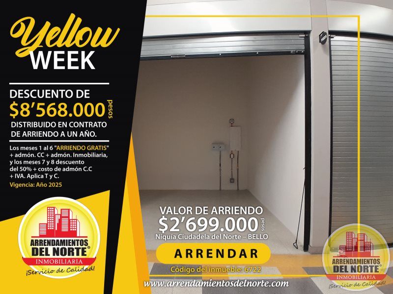 Local en arriendo Antioquia Bello Ciudadela Del Norte 14 m2 Habitaciones 0 Baños 0 Garajes 0 Precio $2699000
