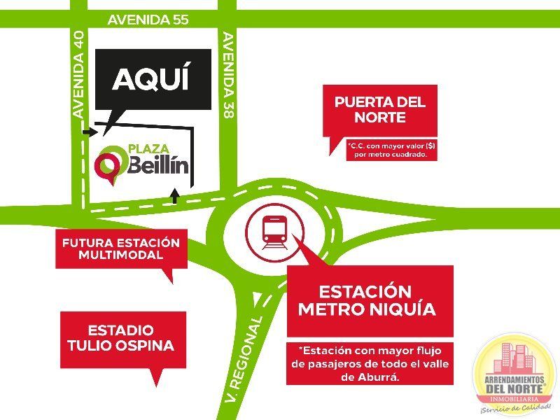 Local en arriendo Antioquia Bello Ciudadela Del Norte 15 m2 Habitaciones 0 Baños 0 Garajes 0 Precio $2912490