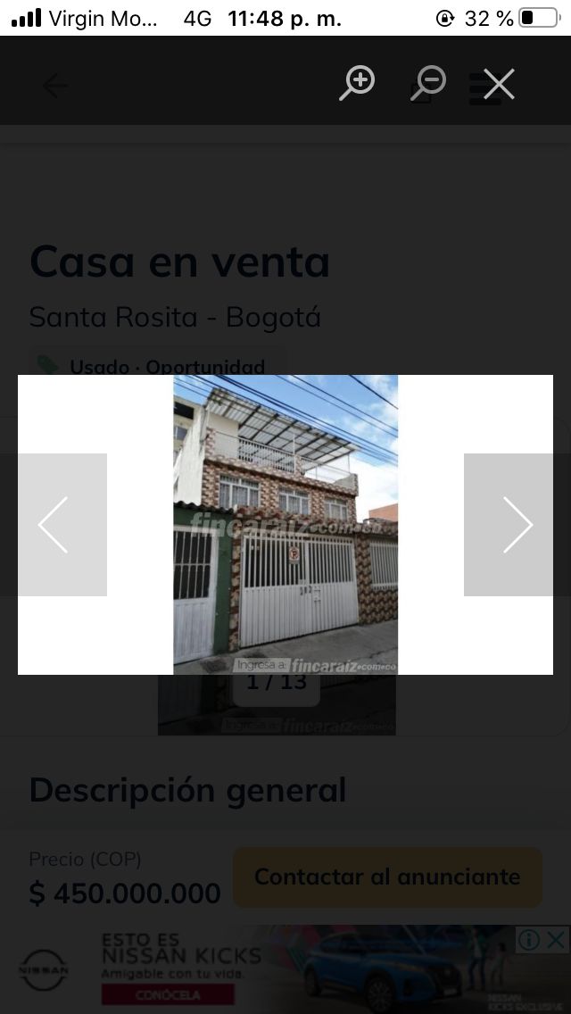 Casa en venta Cundinamarca Bogotá Florencia 280 m2 Habitaciones 5 Baños 2 Garajes 2 Precio $450000000