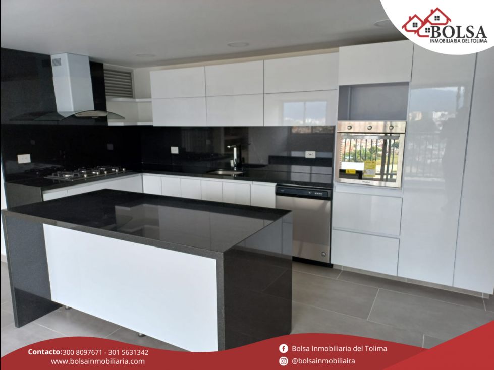Apartamento en venta Tolima Ibagué Arkamonica 170 m2 Habitaciones 4 Baños 4 Garajes 2 Precio $1150000000