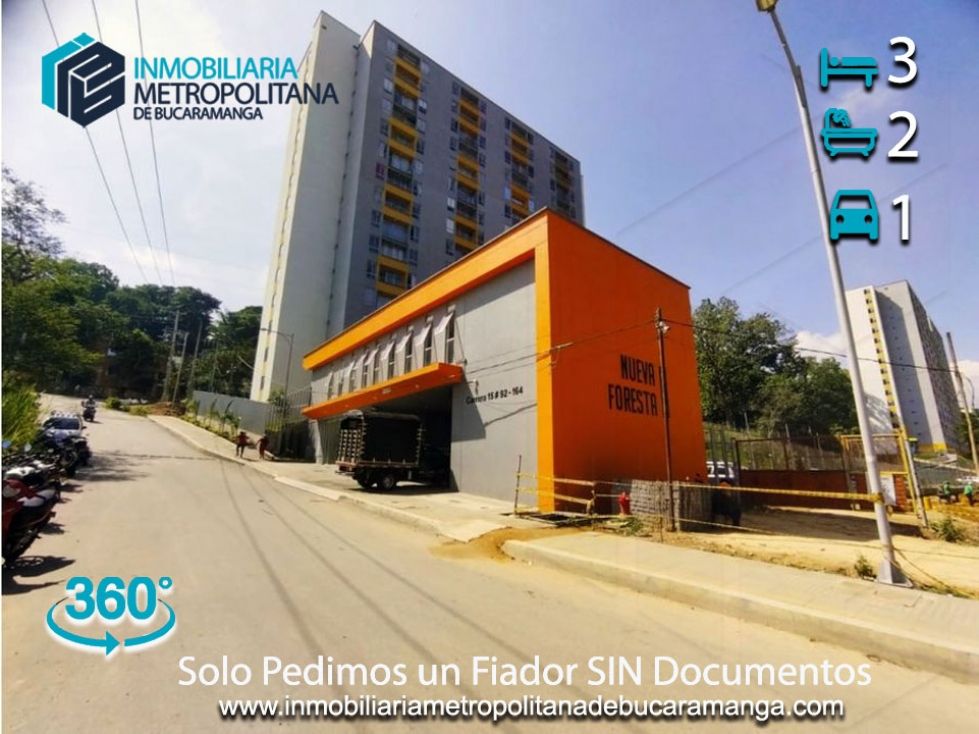 Apartamento en arriendo Santander Bucaramanga La Guacamaya 53 m2 Habitaciones 3 Baños 2 Garajes 1 Precio $1165000