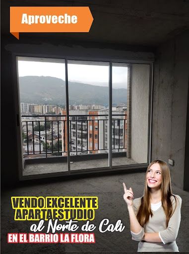 Apartaestudio en venta Valle Del Cauca Cali Urbanización La Flora 36 m2 Habitaciones 1 Baños 0 Garajes 1 Precio $199000000