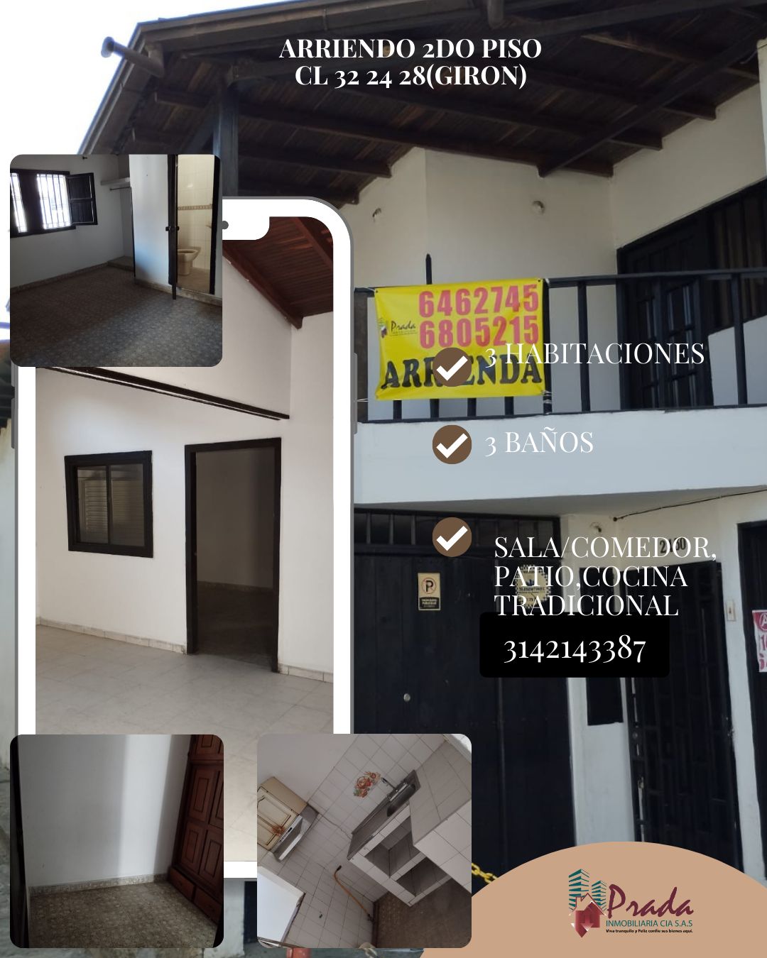 Arriendo de casas, apartamentos y más inmuebles en El Carrizal, Girón Girón  Vivienda Nueva y Usada 