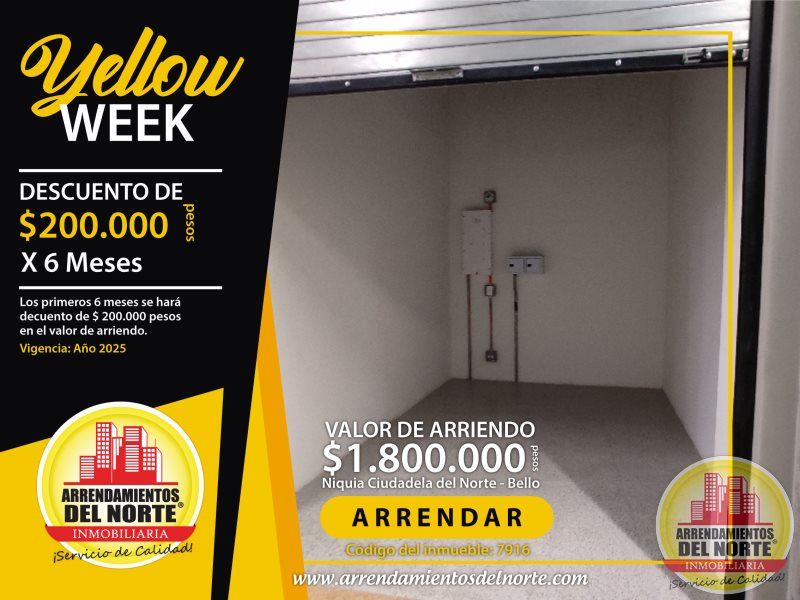 Local en arriendo Antioquia Bello Ciudadela Del Norte 9 m2 Habitaciones 0 Baños 0 Garajes 0 Precio $1800000