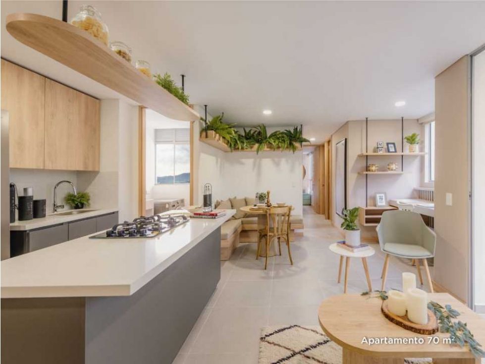 Apartamento en venta Antioquia Itagüí Itagüí 62 m2 Habitaciones 2 Baños 2 Garajes 1 Precio $485000000