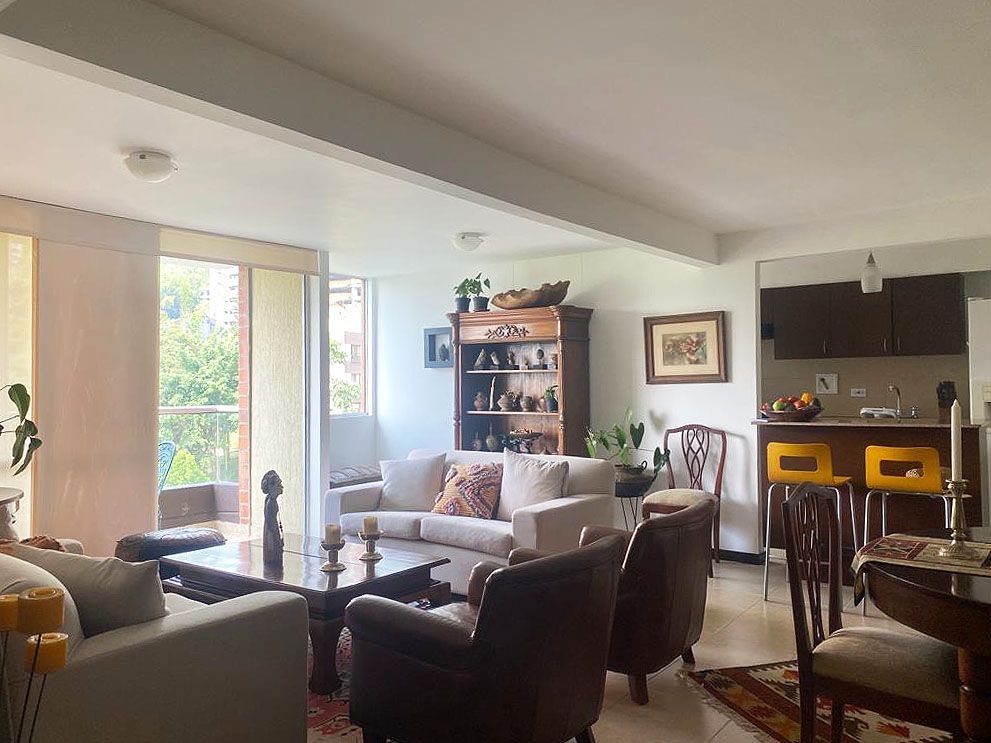 Apartamento en arriendo Antioquia Envigado La Orquídea 96 m2 Habitaciones 3 Baños 2 Garajes 2 Precio $4150000