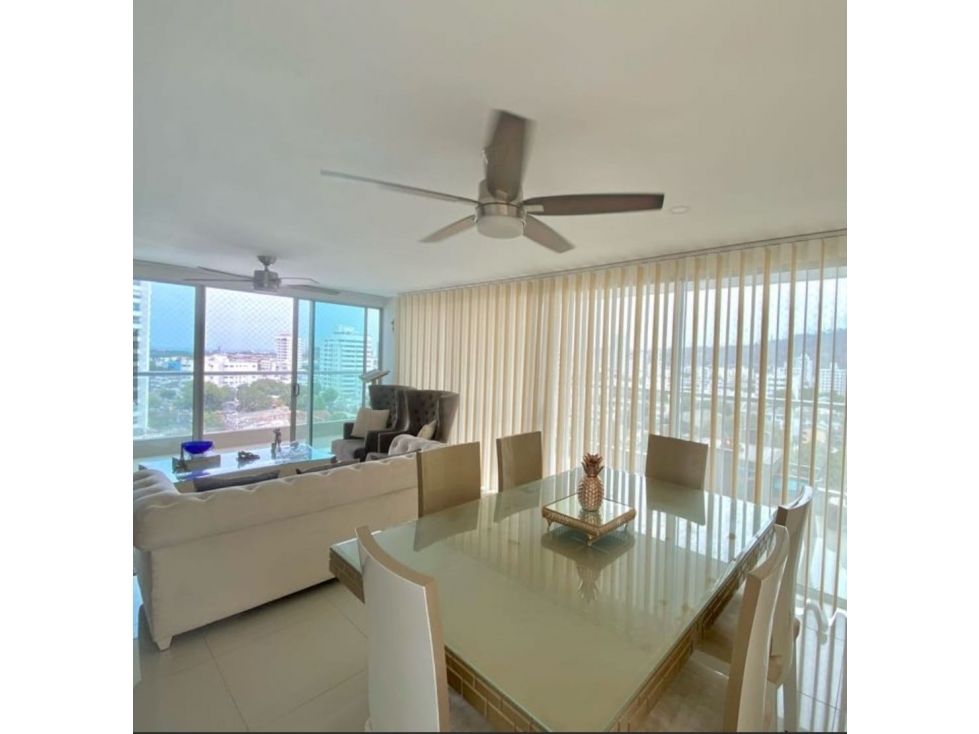 Apartamento en venta Bolívar Cartagena Manga 143 m2 Habitaciones 3 Baños 3 Garajes 2 Precio $980000000