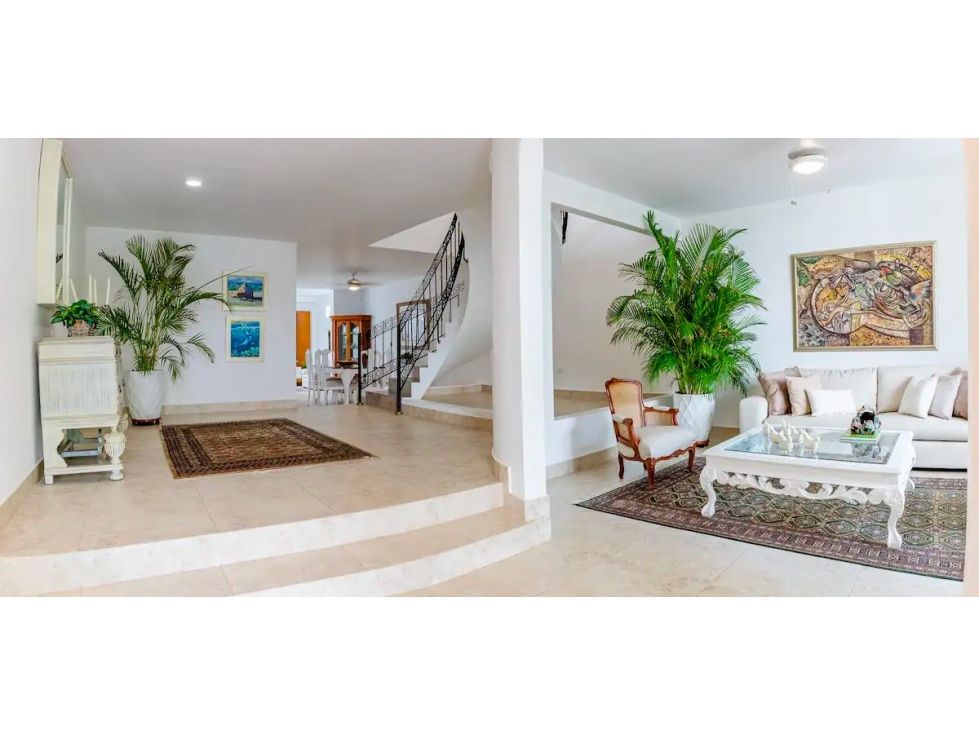 Casa en arriendo Bolívar Cartagena Castillo Grande 400 m2 Habitaciones 5 Baños 6 Garajes 1 Precio $17000000