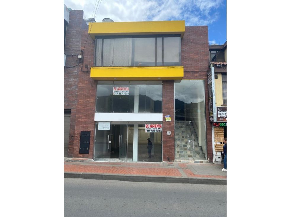Local en arriendo Cundinamarca Zipaquirá Centro 172 m2 Habitaciones 0 Baños 1 Garajes 0 Precio $10000000