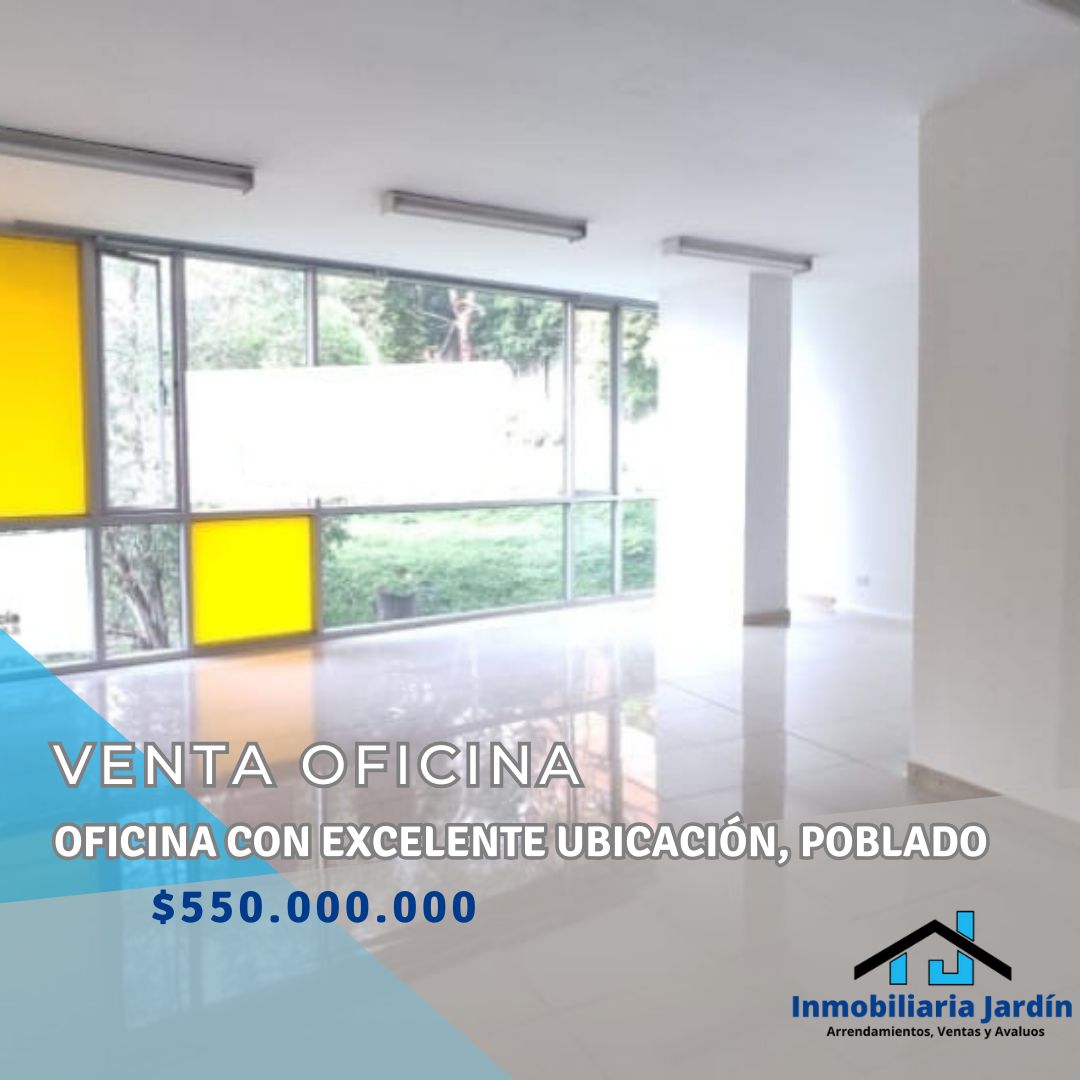 Oficina en venta Antioquia Medellín El Poblado 58 m2 Habitaciones 0 Baños 0 Garajes 2 Precio $550000000