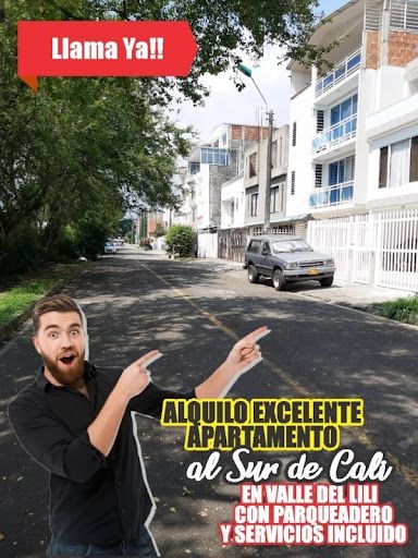 Apartamento en arriendo Valle Del Cauca Cali Lili 70 m2 Habitaciones 2 Baños 1 Garajes 1 Precio $950000