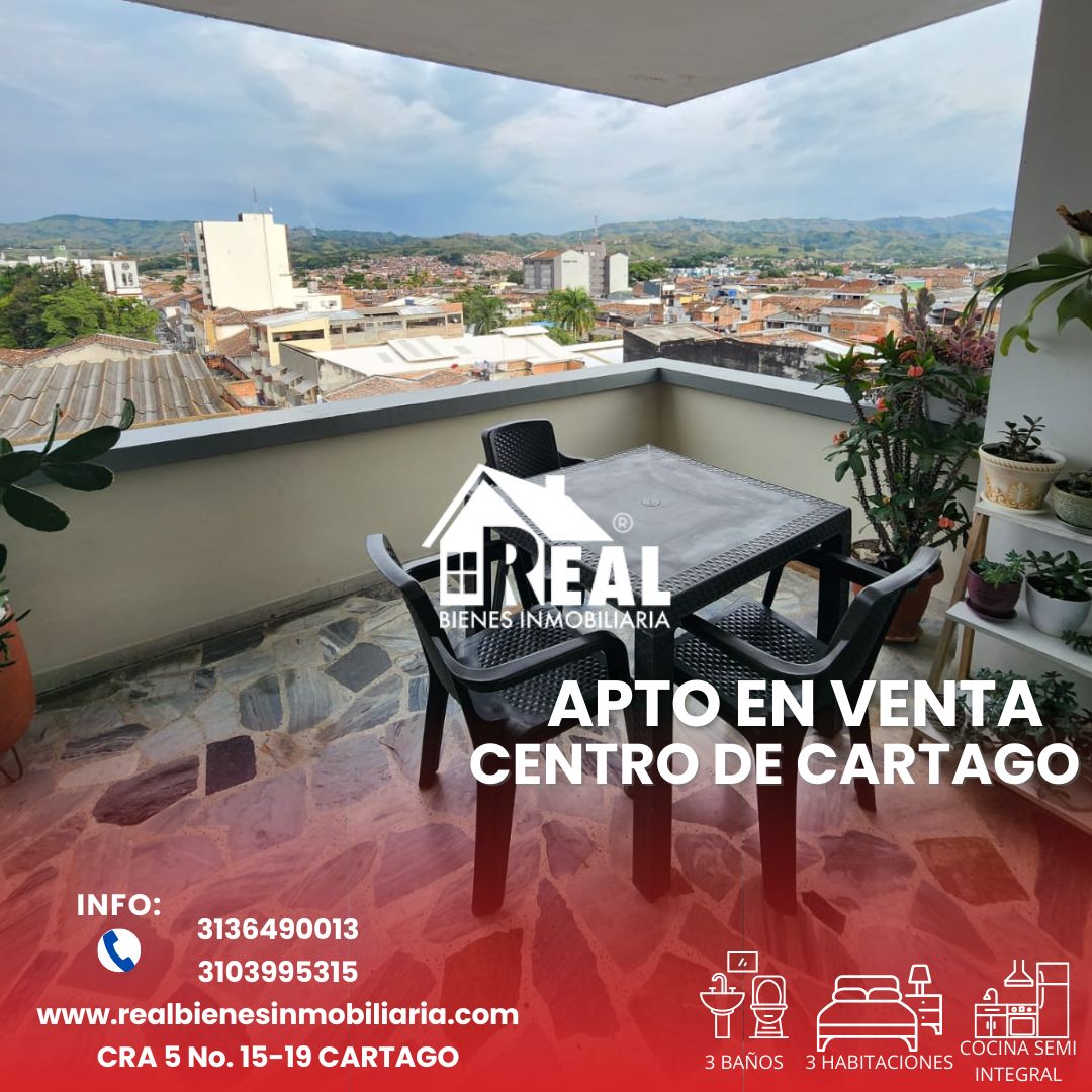 Apartamento en venta Valle Del Cauca Cartago El Centro 182 m2 Habitaciones 4 Baños 4 Garajes 1 Precio $480000000