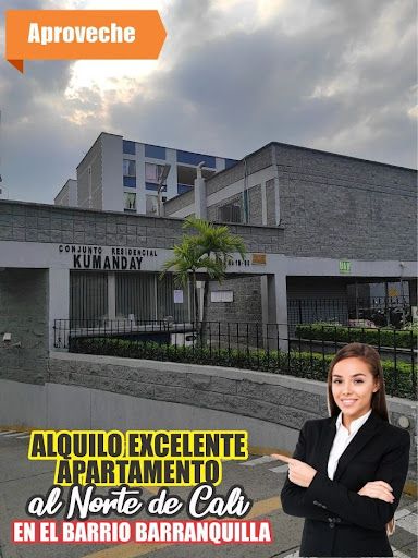 Apartamento en arriendo Valle Del Cauca Cali Los Parques - Barranquilla 68 m2 Habitaciones 3 Baños 2 Garajes 1 Precio $900000