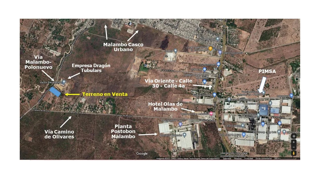 Lote en venta Atlántico Malambo Malambo 0 m2 Habitaciones 0 Baños 10 Garajes 1 Precio $464900000