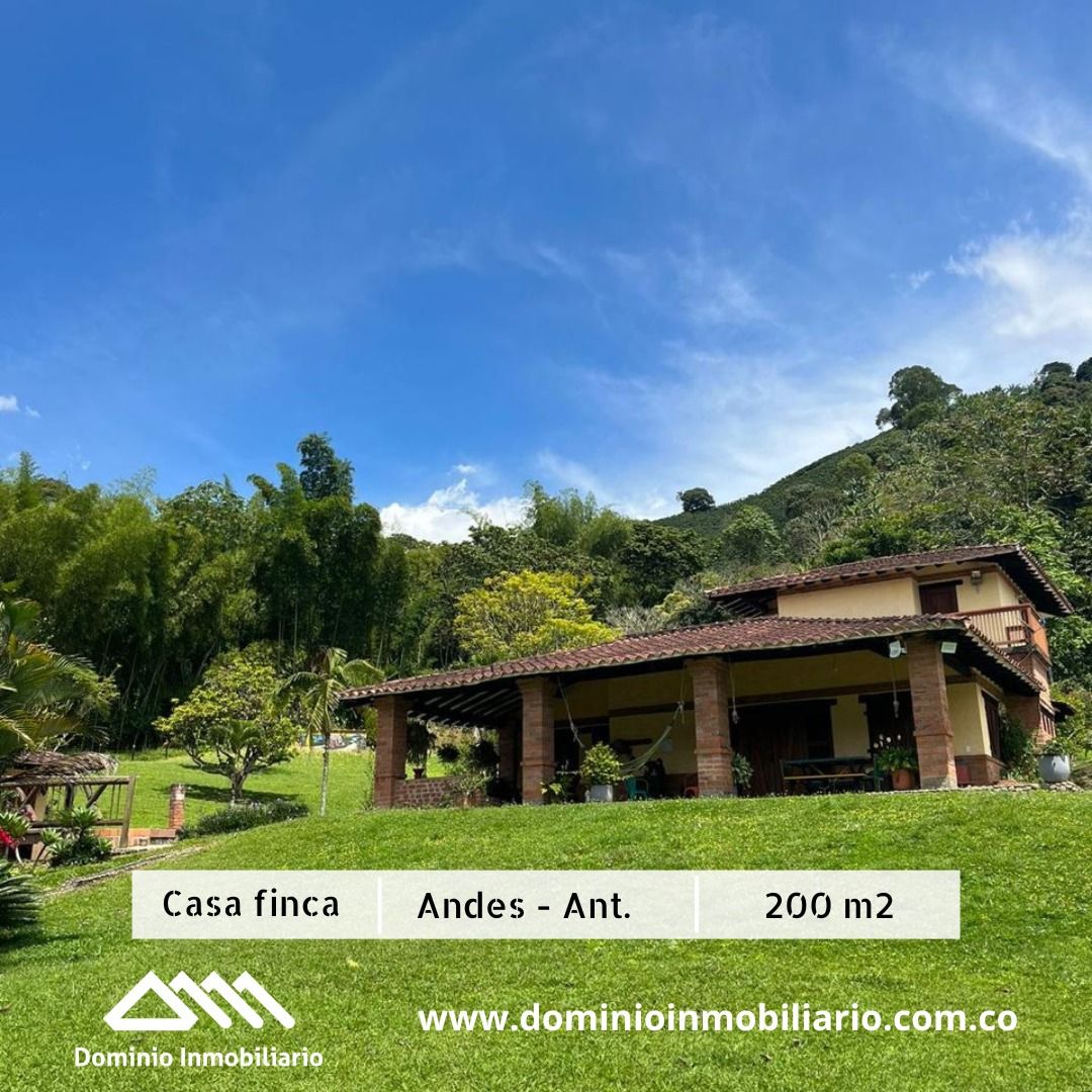 Finca en venta Antioquia Andes Andes 200 m2 Habitaciones 3 Baños 3 Garajes 5 Precio $1300000000