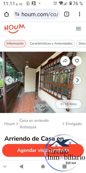 Casa en arriendo Antioquia Envigado La Magnolia 120 m2 Habitaciones 3 Baños 0 Garajes 1 Precio $4500000