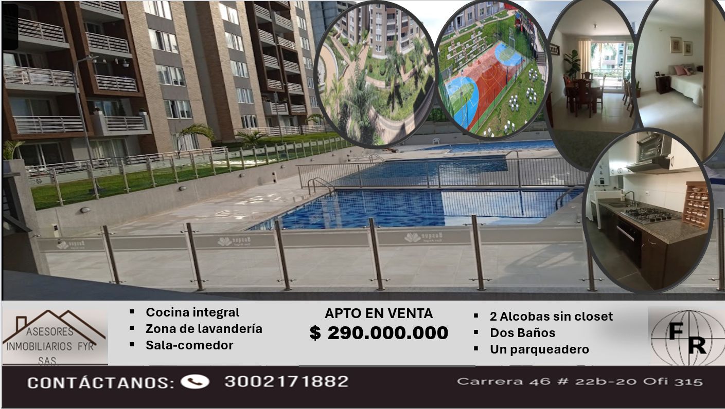 Apartamento en venta Tolima Ibagué Ub La Ceiba Norte 70 m2 Habitaciones 2 Baños 2 Garajes 1 Precio $290000000