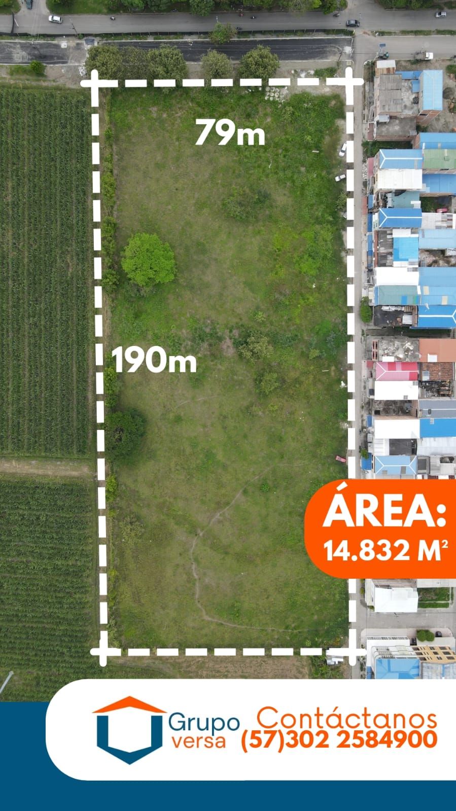 Lote en venta Valle Del Cauca Palmira Berlín 14832 m2 Habitaciones 0 Baños 0 Garajes 0 Precio $2530000000