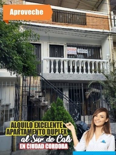 Apartamento en arriendo Valle Del Cauca Cali Ciudad Córdoba 130 m2 Habitaciones 4 Baños 2 Garajes 1 Precio $1100000