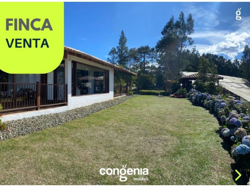 Finca en venta Antioquia Guarne Guarne 165 m2 Habitaciones 3 Baños 2 Garajes 2 Precio $1300000000