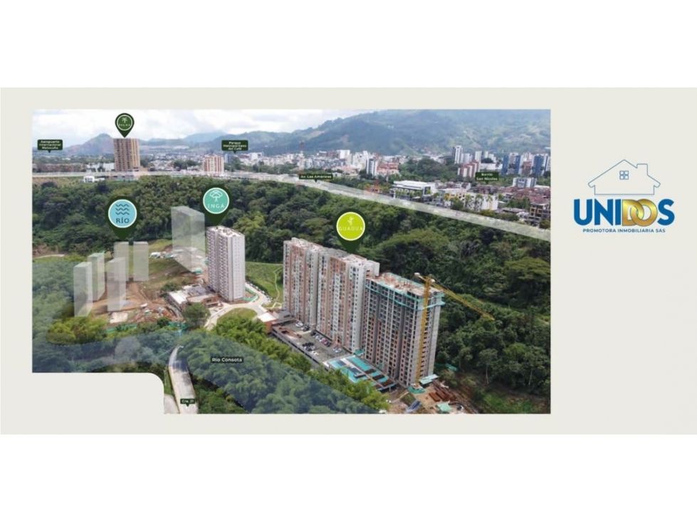 Apartamento en venta Risaralda Pereira El Poblado I Etapa 53 m2 Habitaciones 3 Baños 2 Garajes 2 Precio $397625402