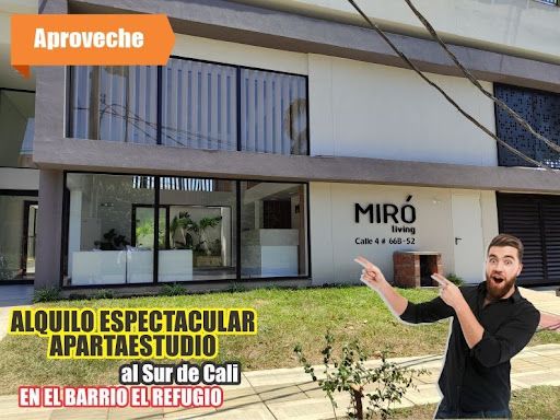 Apartaestudio en arriendo Valle Del Cauca Cali El Refugio 45 m2 Habitaciones 1 Baños 0 Garajes 1 Precio $1700000