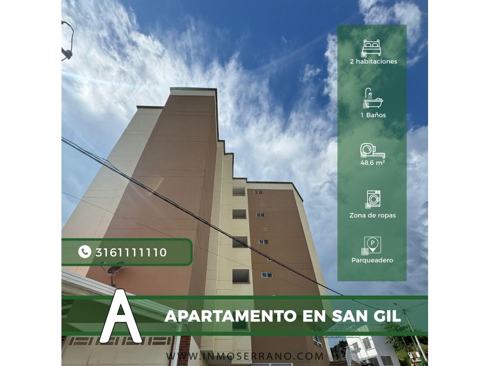 Apartamento en arriendo Santander San Gil Asd 48 m2 Habitaciones 2 Baños 0 Garajes 2 Precio $726900