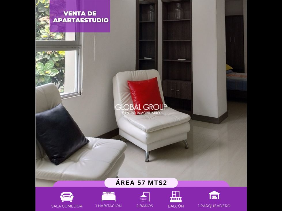 Apartaestudio en venta Valle Del Cauca Cali La Flora 33 m2 Habitaciones 1 Baños 1 Garajes 1 Precio $300000000