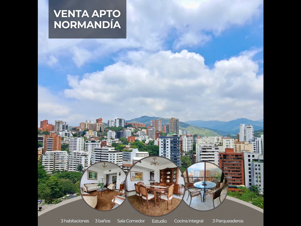 Apartamento en venta Valle Del Cauca Cali Normandía 238 m2 Habitaciones 3 Baños 4 Garajes 4 Precio $1170000000