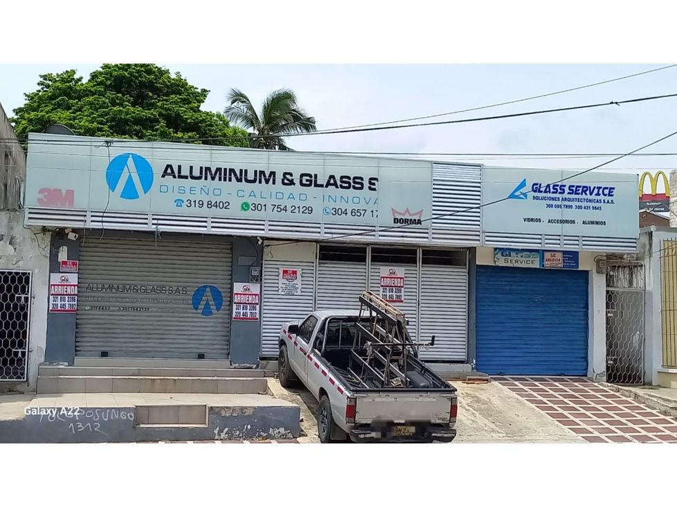 Local en arriendo Atlántico Barranquilla Colombia 120 m2 Habitaciones 0 Baños 2 Garajes 1 Precio $6600000