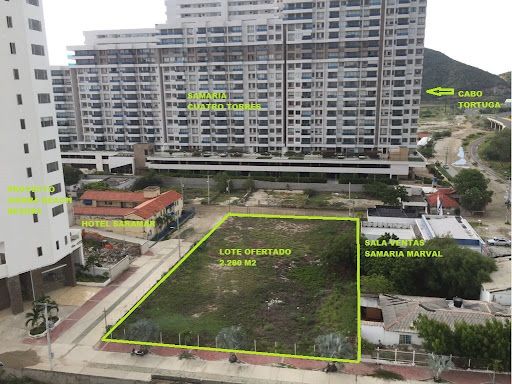 Lote en venta Magdalena Santa Marta Rodadero 2282 m2 Habitaciones 0 Baños 10 Garajes 1 Precio $7180000000