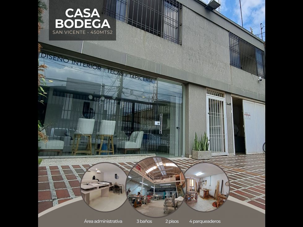 Bodega en venta Valle Del Cauca Cali San Vicente 450 m2 Habitaciones 0 Baños 3 Garajes 2 Precio $1100000000