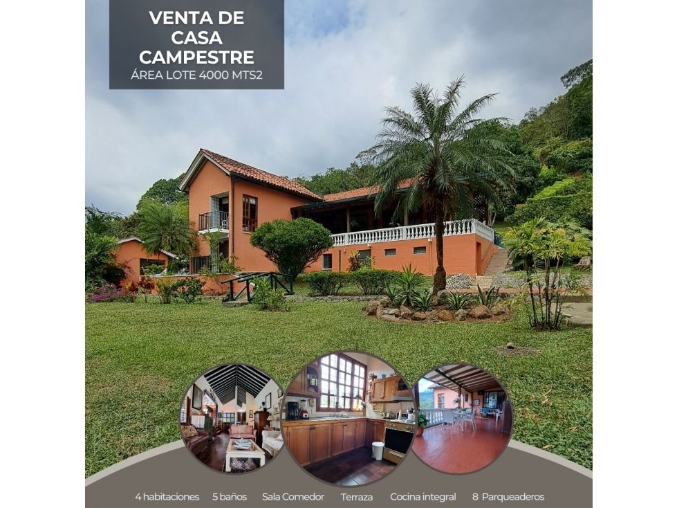 Casa Campestre en venta Valle Del Cauca Cali Cali 505 m2 Habitaciones 4 Baños 5 Garajes 8 Precio $2700000000