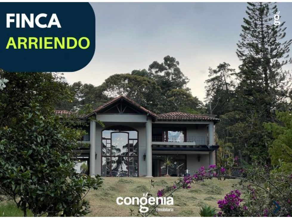 Finca en arriendo Antioquia Rionegro Rionegro 1000 m2 Habitaciones 8 Baños 10 Garajes 1 Precio $18000000
