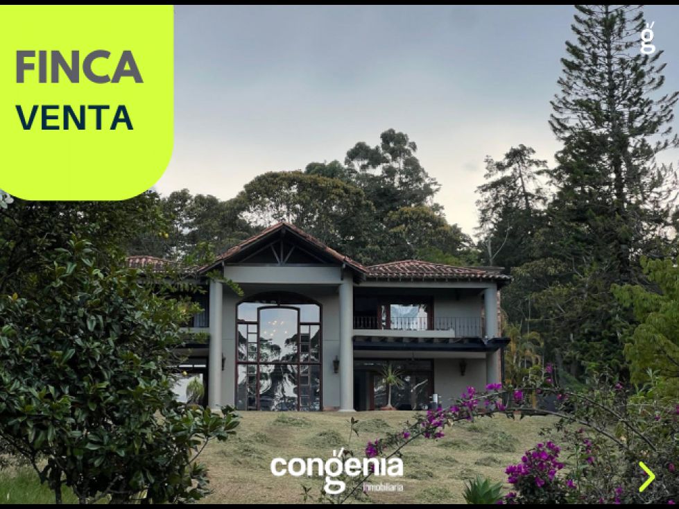 Finca en venta Antioquia Rionegro Rionegro 1000 m2 Habitaciones 8 Baños 10 Garajes 1 Precio $5000000000