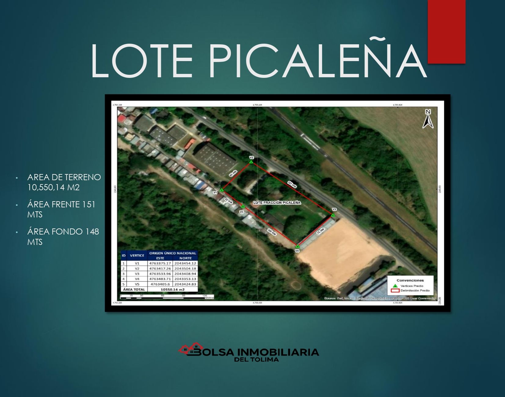 Lote en venta Tolima Ibagué San Martin 10550 m2 Habitaciones 0 Baños 3 Garajes 6 Precio $7089283300