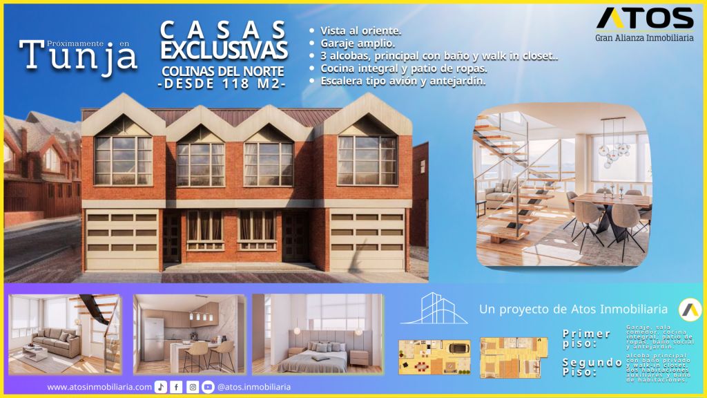 Casa en venta Boyacá Tunja Asd 126 m2 Habitaciones 3 Baños 3 Garajes 1 Precio $425000000