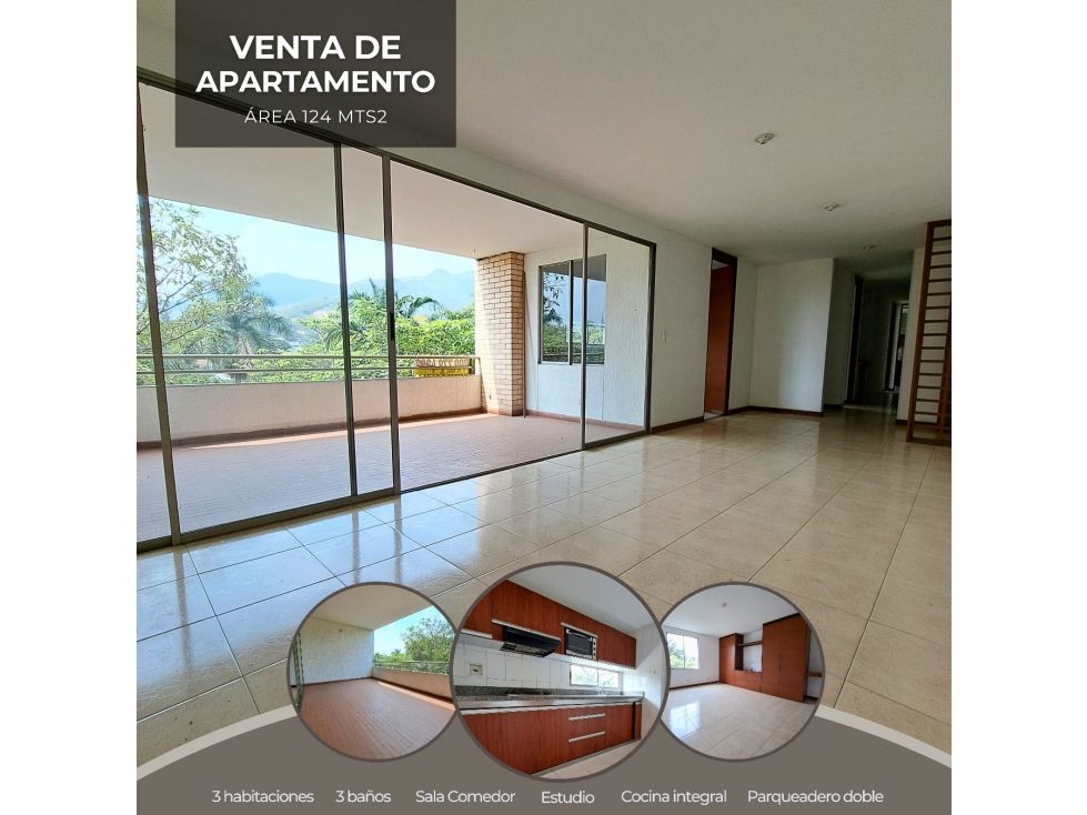 Apartamento en venta Valle Del Cauca Cali Granada 124 m2 Habitaciones 3 Baños 3 Garajes 2 Precio $585000000