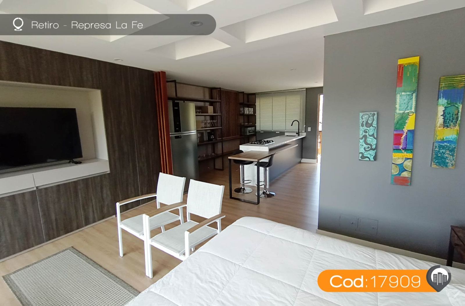 Apartaestudio en arriendo Antioquia El Retiro El Retiro 45 m2 Habitaciones 1 Baños 1 Garajes 1 Precio $2799000