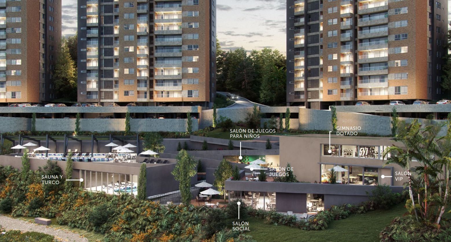 Apartamento en arriendo Antioquia Rionegro El Porvenir 64 m2 Habitaciones 3 Baños 2 Garajes 1 Precio $2950000
