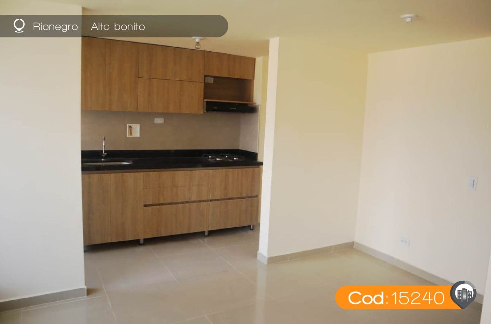 Apartamento en arriendo Antioquia Rionegro El Hospital 52 m2 Habitaciones 2 Baños 2 Garajes 1 Precio $1349000