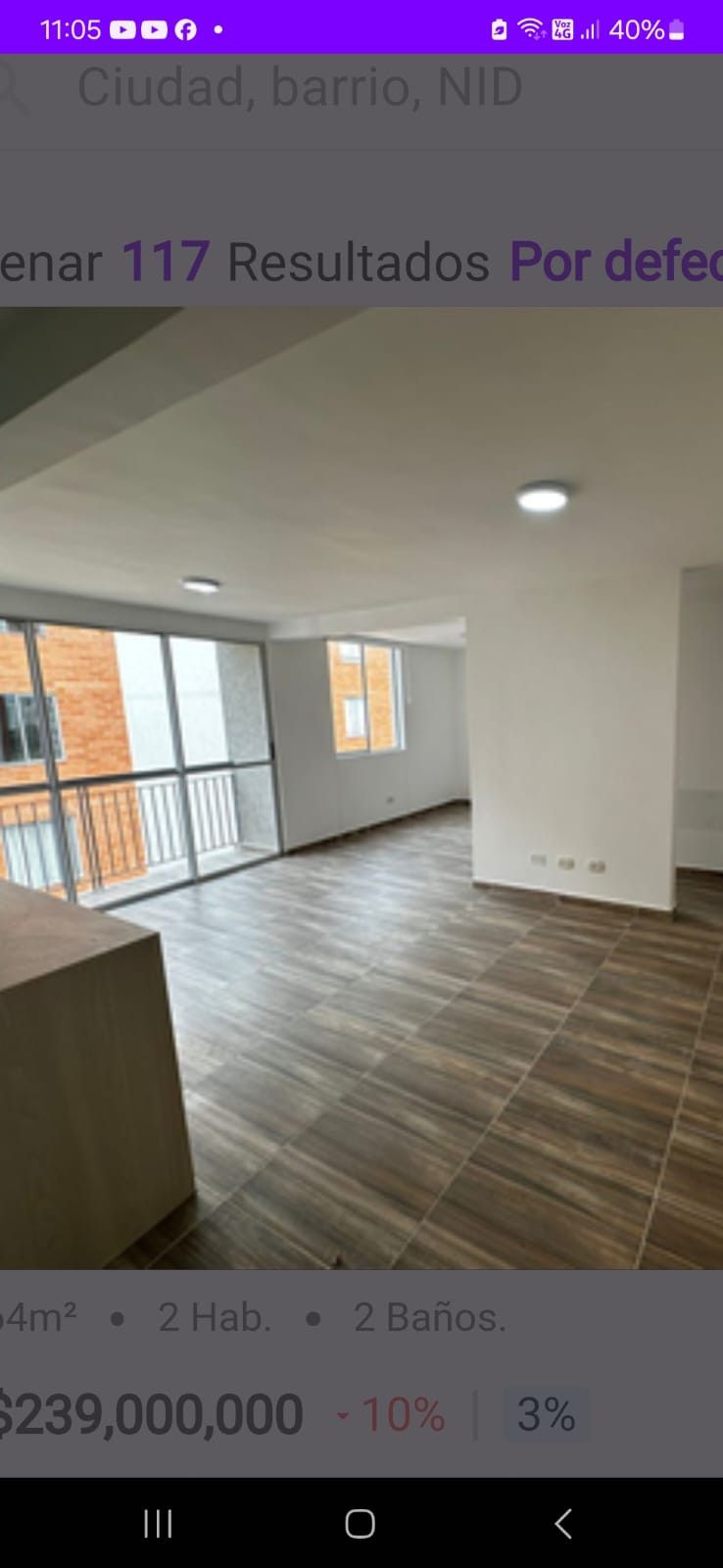 Apartamento en venta Valle Del Cauca Cali El Jordán 64 m2 Habitaciones 2 Baños 2 Garajes 0 Precio $239000000