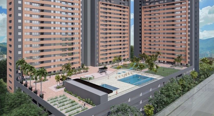 Apartamento en arriendo Antioquia Itagüí Ub Torres Vecinas 63 m2 Habitaciones 3 Baños 2 Garajes 1 Precio $2800000
