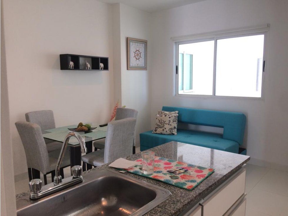 Apartamento en venta Bolívar Cartagena Boca Grande 50 m2 Habitaciones 1 Baños 2 Garajes 1 Precio $500000000