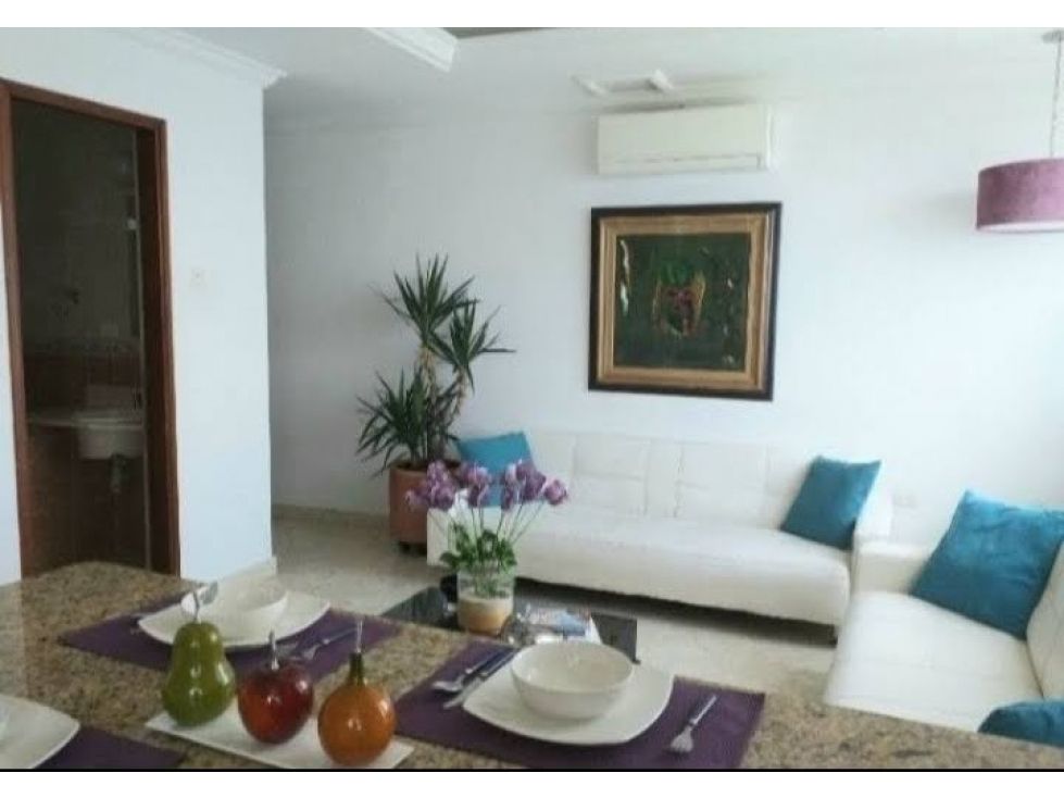 Apartamento en arriendo Bolívar Cartagena El Laguito 60 m2 Habitaciones 1 Baños 1 Garajes 1 Precio $4847000