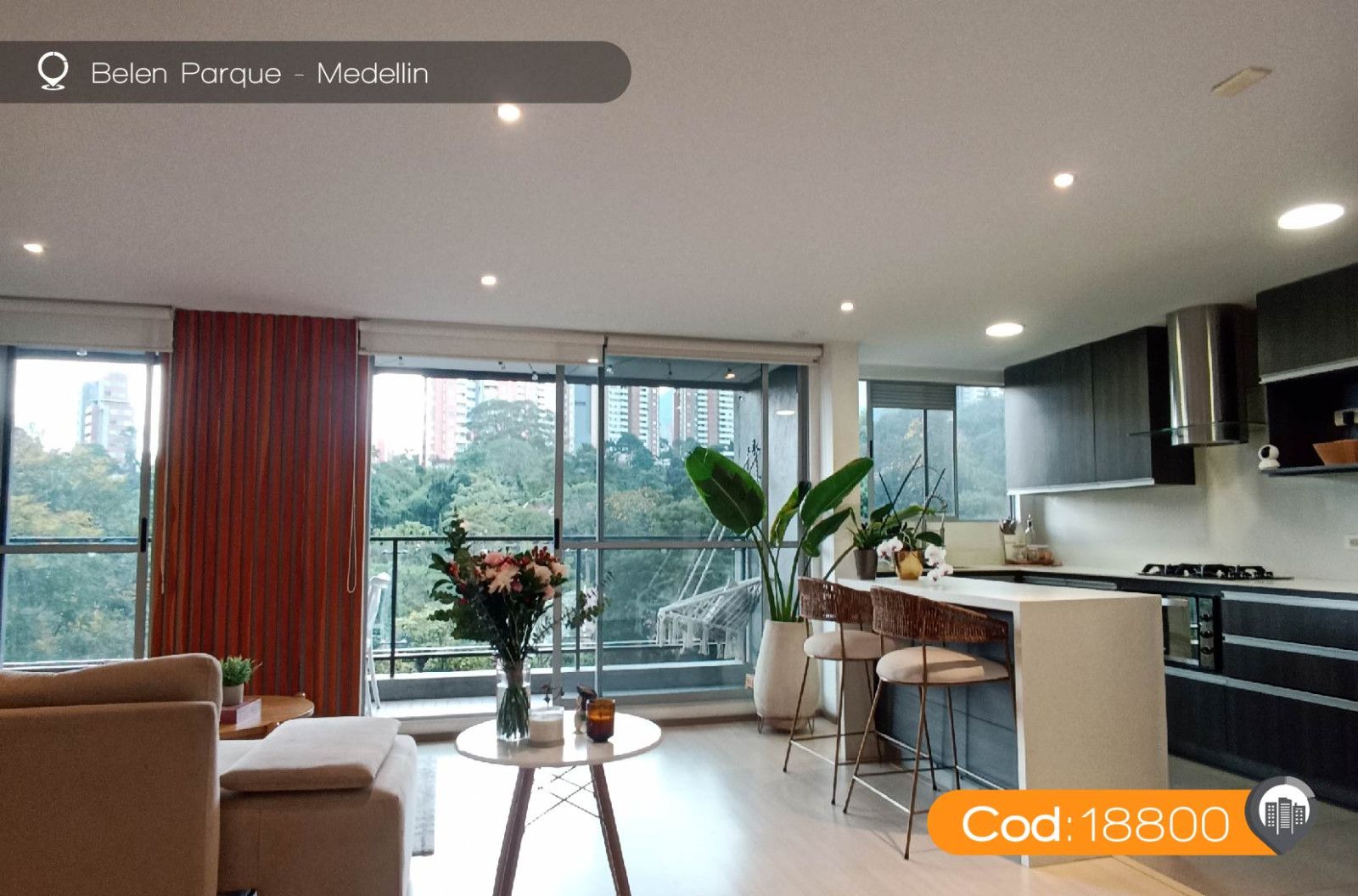 Apartamento en arriendo Antioquia Envigado El Esmeraldal 78 m2 Habitaciones 2 Baños 2 Garajes 1 Precio $6000000